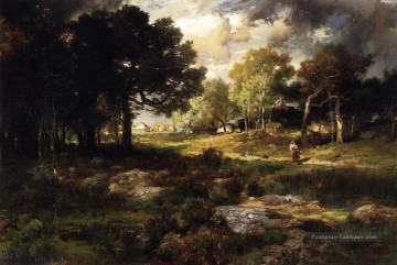 Romantique Paysage Thomas Moran Peinture à l'huile